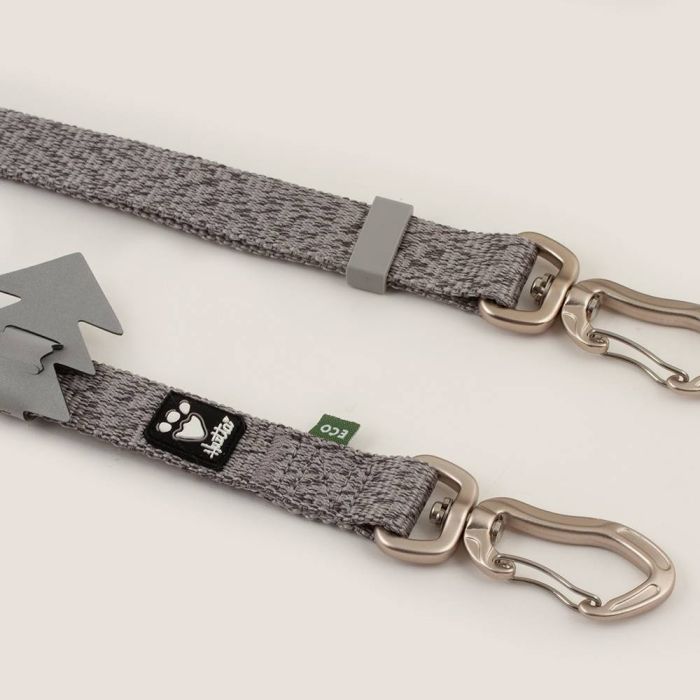 Регульований повідець для собак Hurtta Multilong ECO 100-300 см х 20 мм Сірий