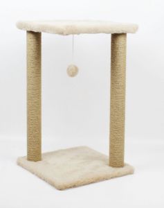 Гламур дряпка джут бежева 