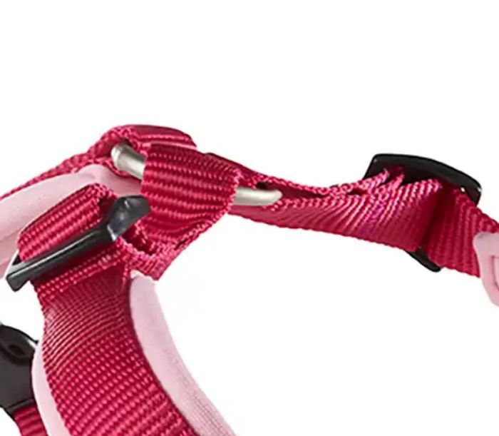Шлейка для собак пом'якшена Wolters Professional Comfort 1 35-40 см / 25 мм Малиновий