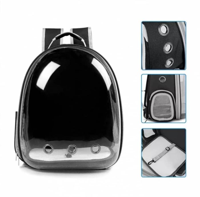 Рюкзак розкладний 33х40х20 см чорне скло зелений 