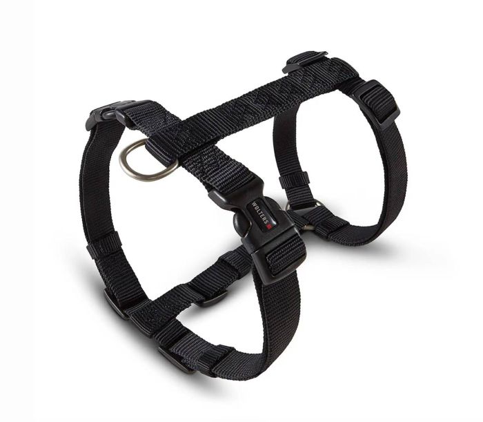 Анатомічна шлейка для собак Wolters Professional XL 75-100 см / 25 мм Чорний