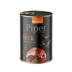 Вологий корм Dolina Noteci Piper Duck для котів, з качкою 400 г 