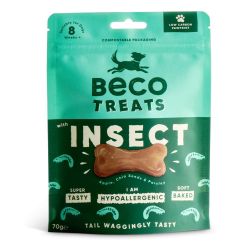 Гіпоалергенне печиво для собак Beco Pets Комаха з яблуком і насінням чіа 70 г