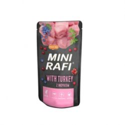 Консерва Dolina Noteci Rafi міні паштет для собак (індичкачорницяжуравлина), 150 г 