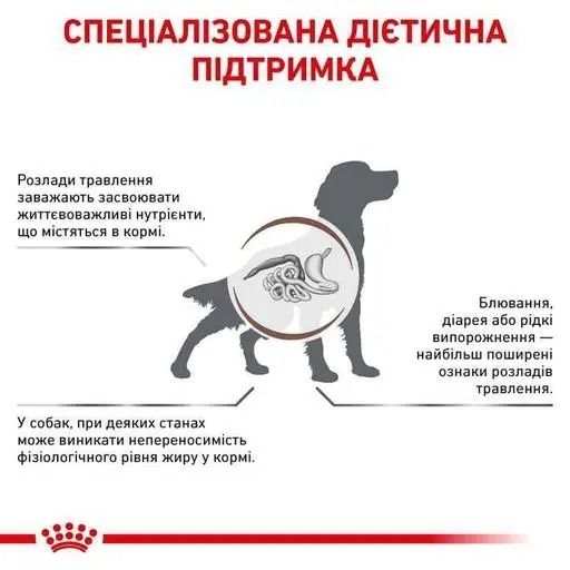 АКЦІЯ Royal Canin Gastro Intestinal сухий корм для собак при порушеннях травлення 10+2 кг 