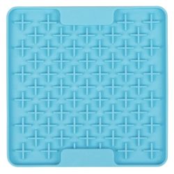 Лизальний килимок антистрес для собак LickiMat Mini Buddy Turquoise, м'яка основа