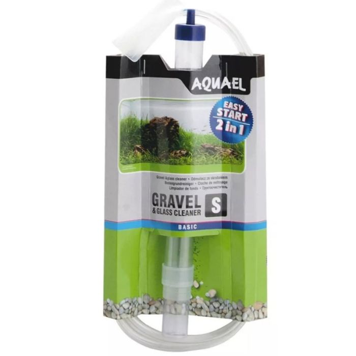 Aquael Gravel  Glass Cleaner S Грунтоочиститель со скребком для аквариума 26 46 см Засіб для чищення гравію і скла Aquael s Грунтоочисник зі скребком для акваріума 26  46 см