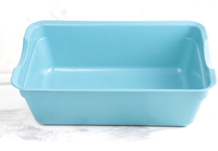 Туалет для кішок Дніпро глибокий 39, 8х27х12 см блакитний 