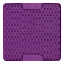 Лизальний килимок антистрес для маленьких собак собак LickiMat Mini Soother Purple, м'яка основа