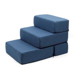 Сходинки меблева рогожка синi, 57х38х36 см 