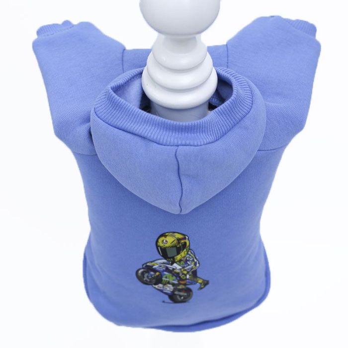 Байкер світшот для собак хлопчиків трикотаж на флісі M