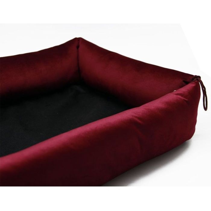 Лежак Трансформер Люкс замшевий БОРДО 2 450350135