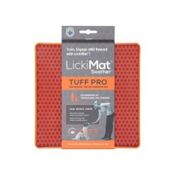 Лизальний килимок антистрес для собак LickiMat Soother PRO Tuff Orange тверда основа