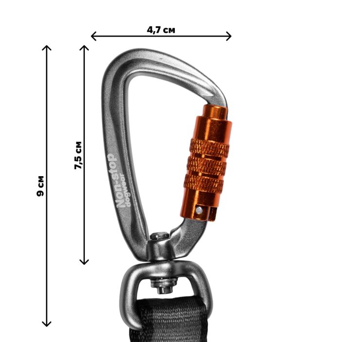 Повідець для собак Move leash Non-stop dogwear Синій 1,5 м/10 мм