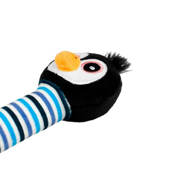 Іграшка для собак Barksi Crunch Body пінгвін із хрусткою шиєю та двома пищалками 40 см C10065B 