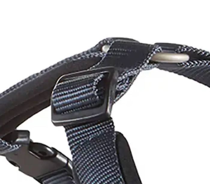 Шлейка для собак пом'якшена Wolters Professional Comfort 2 40-45 см / 25 мм Графітовий