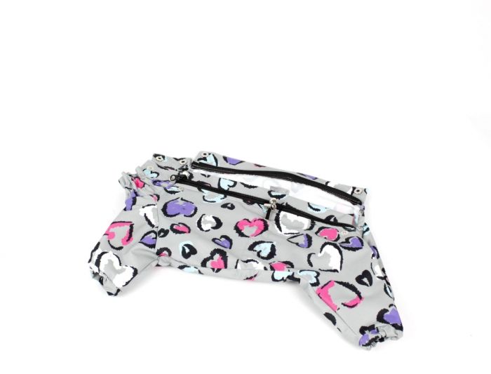 Дощовик Лірика Для собак, плащівка без підкладки унісекс M (А 34В до 54 см.)