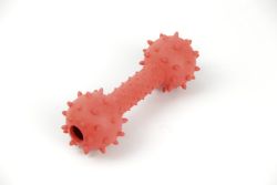 Гантель лита з дзвіночком-іграшка для собак 