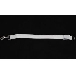 Перестібка для собак світиться тканина 2,5  45 см Білий