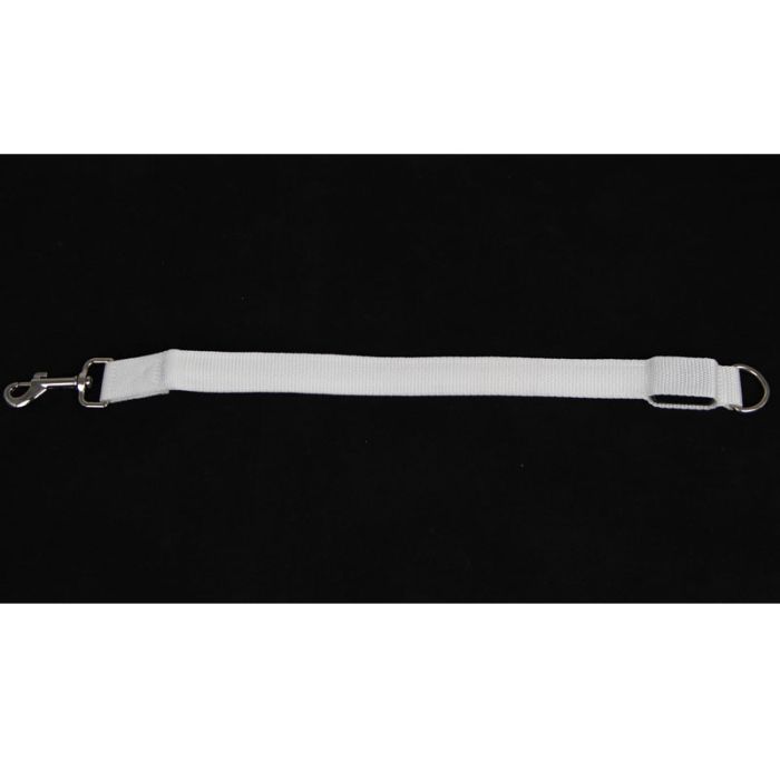 Перестібка для собак світиться тканина 2,5  45 см Білий