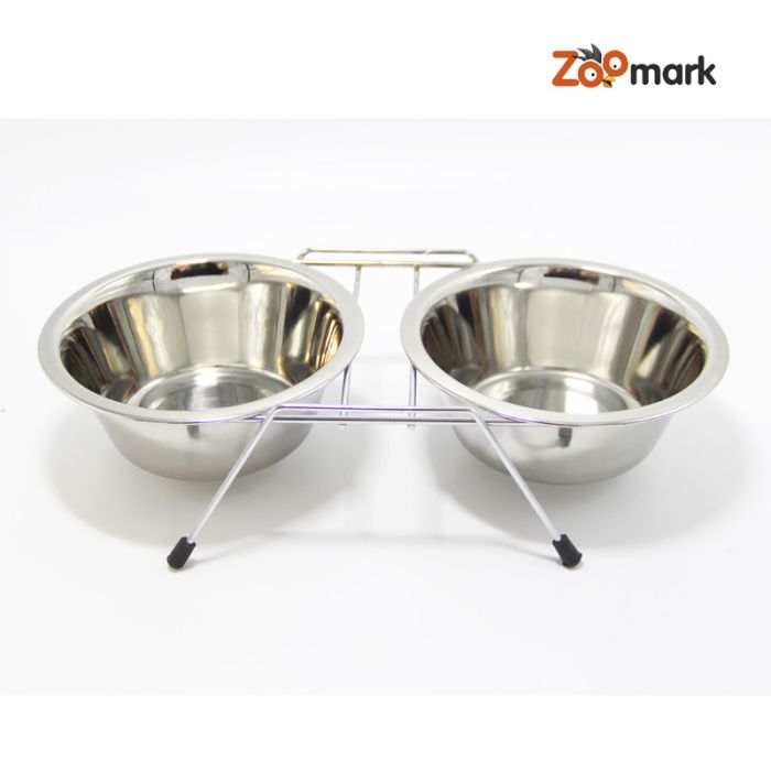 Стійка БАР 2 миски 0,7 л 16,5 см