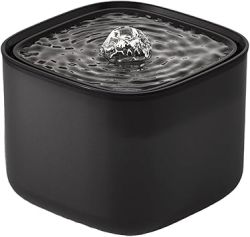 Фонтан AutoWater Clean з підсвічуванням usb Темно-сірий 3 л. 181817 см. 