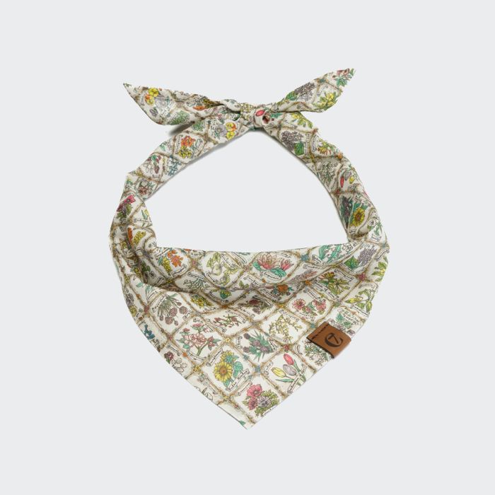 Бандана для собак Cloud7 Flower Squares Різнокольоровий M