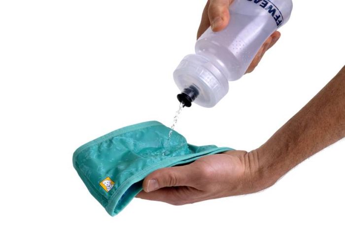 Охолоджуючий бафф на шию собаці Ruffwear Swamp Cooler™ S Бірюзово-фіолетовий