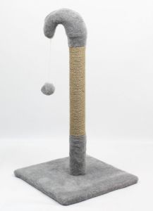 Когтеточка Гном джутова основа 37  37 см, Сірий