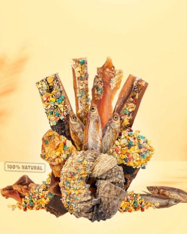 Святковий набір натуральних ласощів для собак Cooka's Cookies Candy Crush 190 г