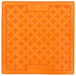 Лизальний килимок антистрес для собак LickiMat Buddy Orange, мʼяка основа