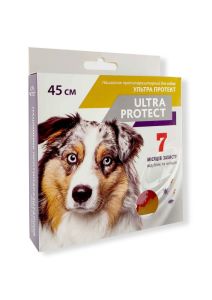 Ultra Protect-протипаразитарний нашийник для собак 45 см, Palladium червоний