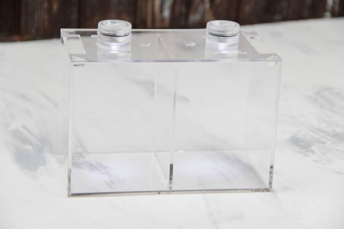 Betta Акваріум подвійний з підсвічуванням 18х10х12 см 