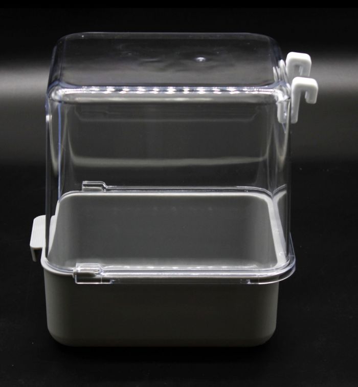 Купалка для птахів Сіра 17х14х18 см. 