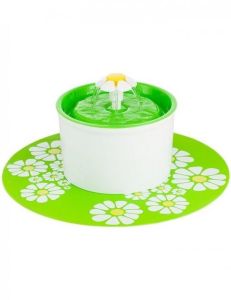 Фонтан для тварин Small Flower 16х20х12см CS0329 Зелений
