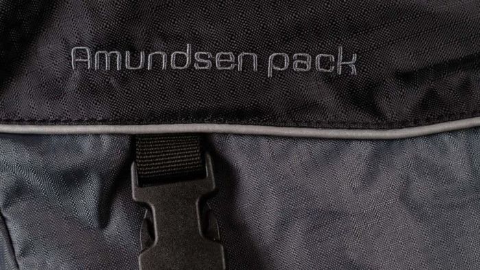 Рюкзак для собак Amundsen pack Non-stop dogwear Чорний/Сірий 2XS