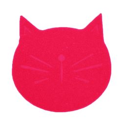 Килимок Мордочка 3838см Малиновий