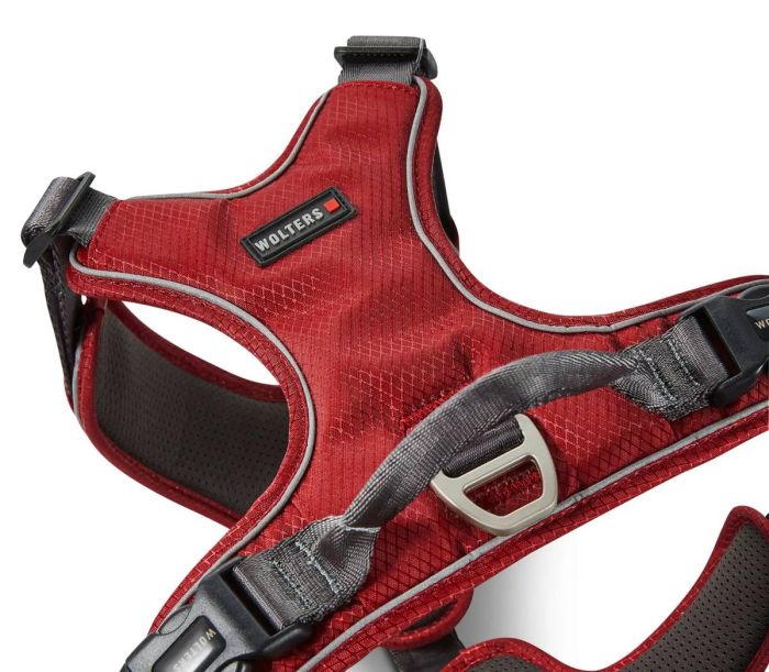 Шлейка для собак пом'якшена з ручкою Wolters Active Pro Comfort 3 50-57,5 см Червоний