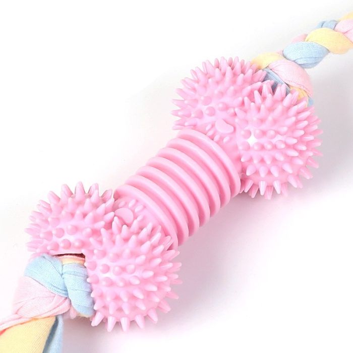 Кісточка для собак лита з елементами тканини 12 см SL121 