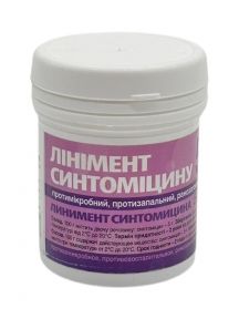 Синтоміцину лінімент мазь 5 Олкар 50 гр. 