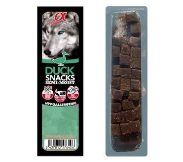 Alpha Spirit Duck Snacks-ласощі для собак з качкою 35г 1 шт
