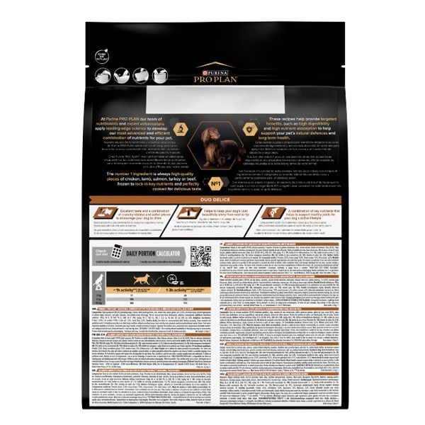 PRO PLAN Duo Delice Small  Mini Adult сухий корм для дорослих собак дрібних порід із яловичиною 700г
