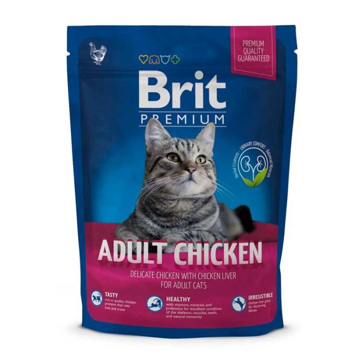 Brit Premium Cat Adult Chicken з куркою 0,3 кг