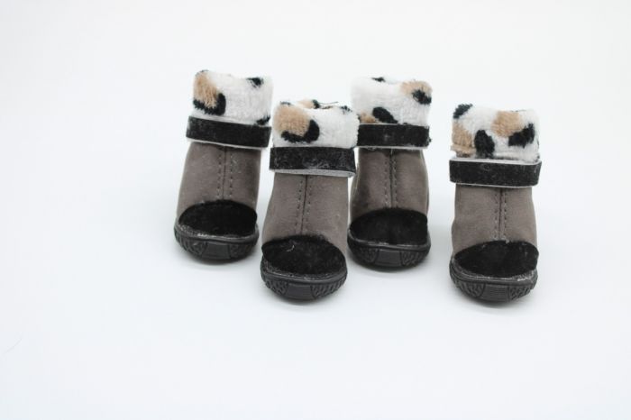 Взуття Замша з Хутром Сіре 2 (53,8 см)