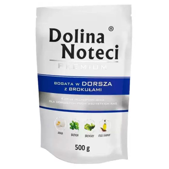 Dolina Noteci Premium консерви для собак павуч тріска і брокколі 500гр 300816 