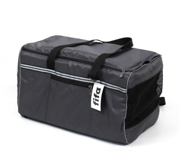 Сумка Хеппі сіра, 46х28х26 см 