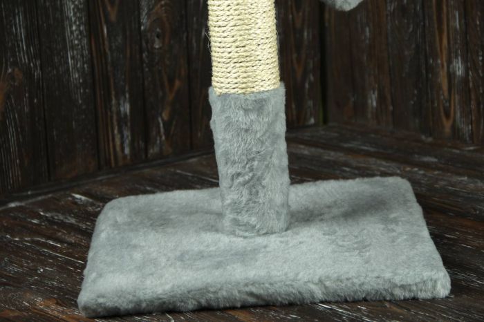 Когтеточка Гном, сизаль 37  37,см Сірий