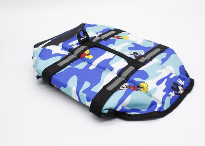 Жилет для купання собак мікі синій М 