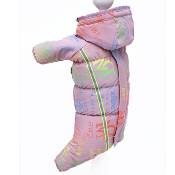 Альфа комбінезон на силіконі для собак дівчаток хутро S1