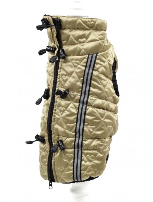 Жилет Бетсі стьогана плащівка золото (дівчинка) L1